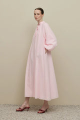 Wide Voile Dress Pink