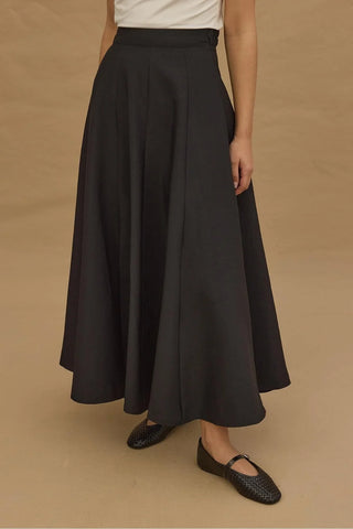Godeli Maxi Etek Siyah - Fahhar Design