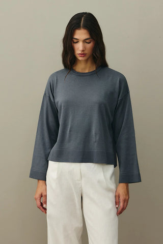 Fine Knit Sweater Anthracite