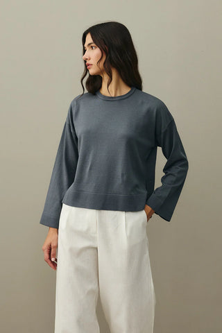 Fine Knit Sweater Anthracite