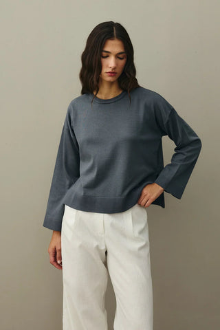 Fine Knit Sweater Anthracite