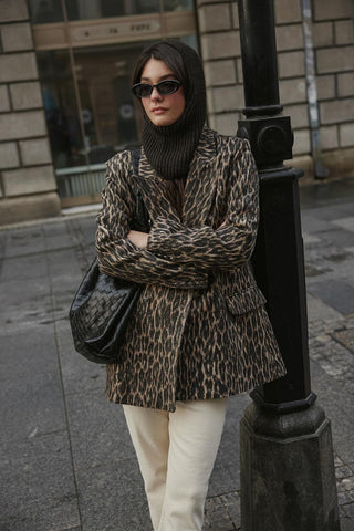 İpli Balaclava Bere Başlık Koyu Kahve - Fahhar Design