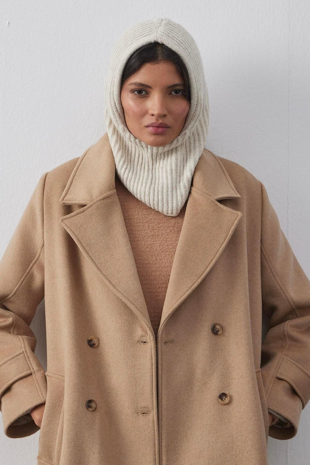 İpli Balaclava Bere Başlık Taş