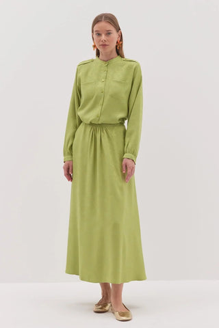 Jacquard Women's Suit Avocado Green
