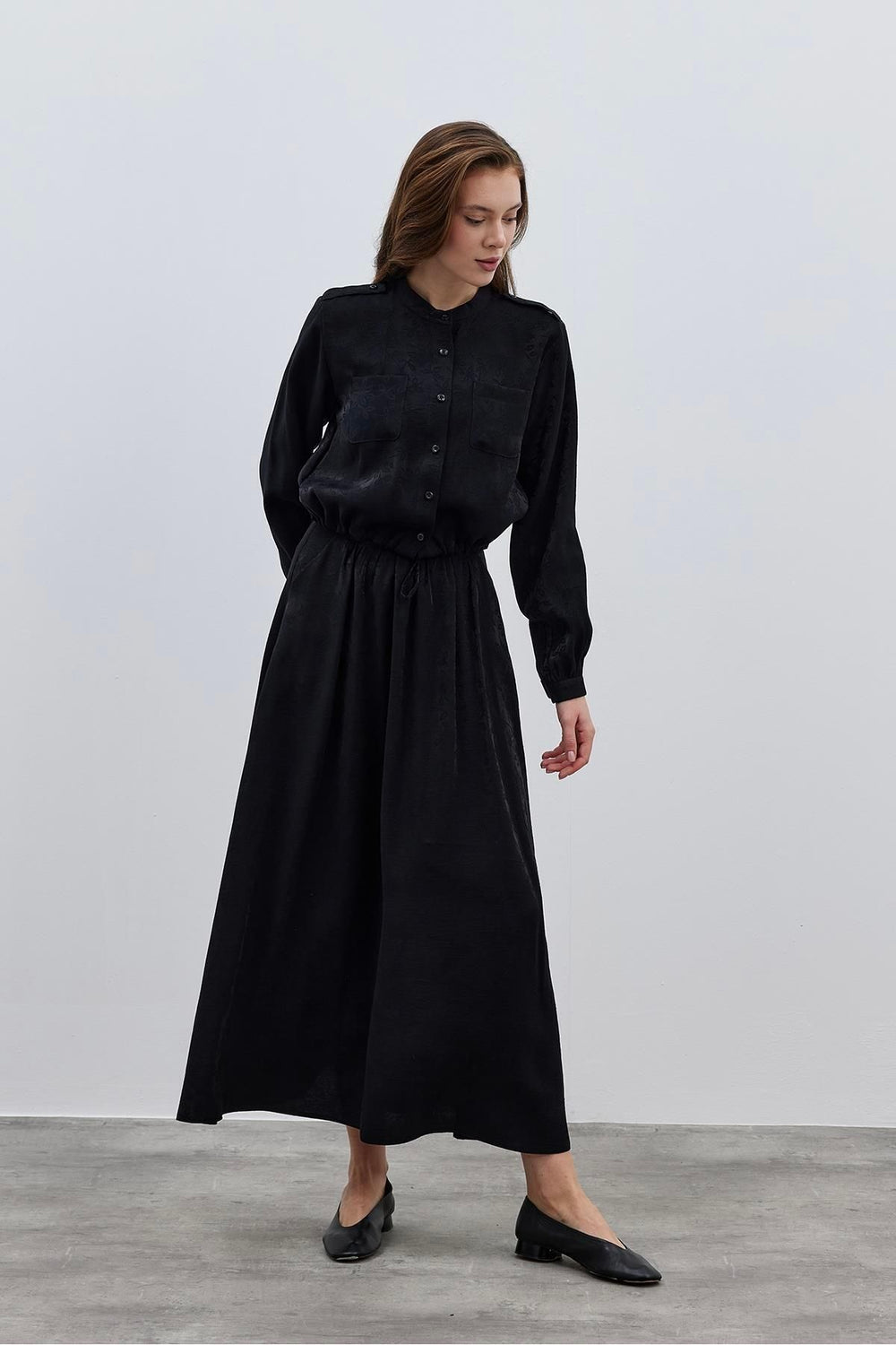 Jacquard Women's Suit Black
