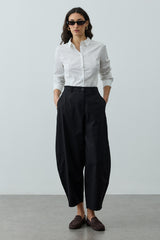 Kanvas Balon Pantolon Siyah