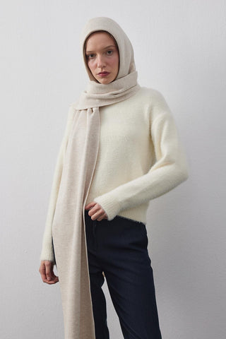 Kapüşonlu Atkı Taş - Fahhar Design