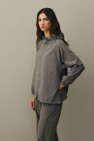 Kapüşonlu Light Touch Takım Antrasit