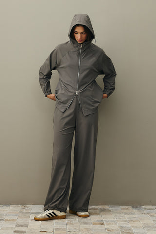 Kapüşonlu Light Touch Takım Antrasit