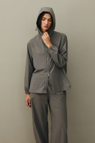 Kapüşonlu Light Touch Takım Antrasit