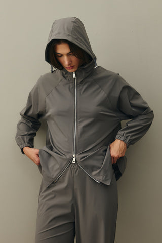 Kapüşonlu Light Touch Takım Antrasit
