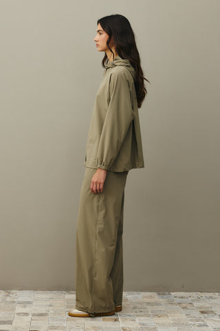 Kapüşonlu Light Touch Takım Küf Yeşili