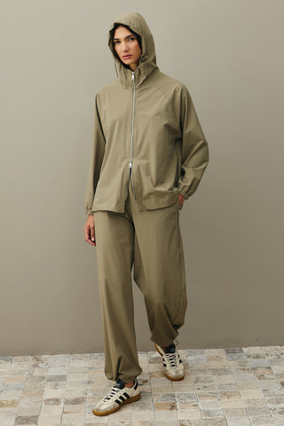 Kapüşonlu Light Touch Takım Küf Yeşili