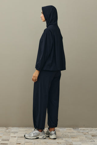 Kapüşonlu Light Touch Takım Lacivert