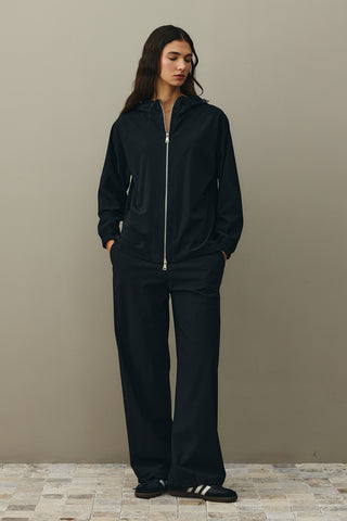 Kapüşonlu Light Touch Takım Siyah