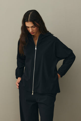 Kapüşonlu Light Touch Takım Siyah