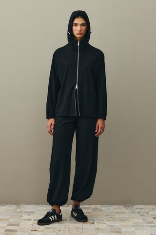 Kapüşonlu Light Touch Takım Siyah