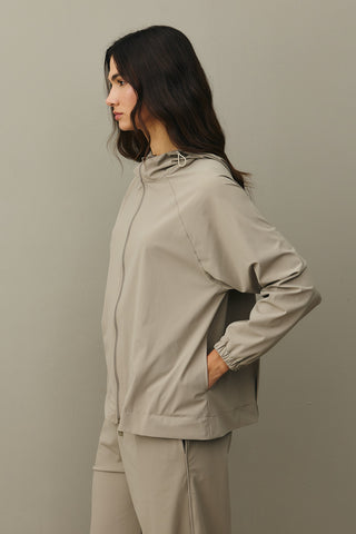 Kapüşonlu Light Touch Takım Vizon