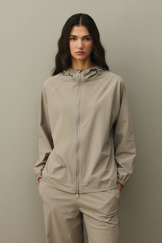 Kapüşonlu Light Touch Takım Vizon