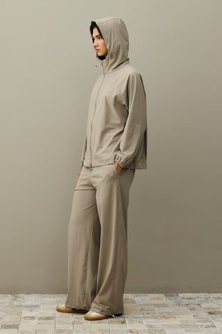 Kapüşonlu Light Touch Takım Vizon