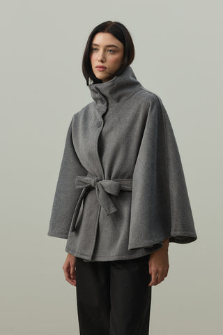 Kaşe Panço Ceket Antrasit