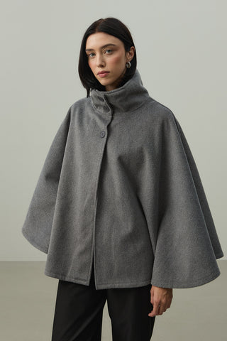 Kaşe Panço Ceket Antrasit