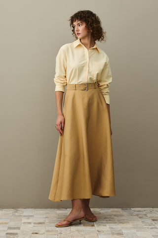 Kemerli Etek Camel