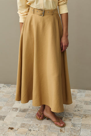 Kemerli Etek Camel