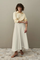 Kemerli Etek Ekru