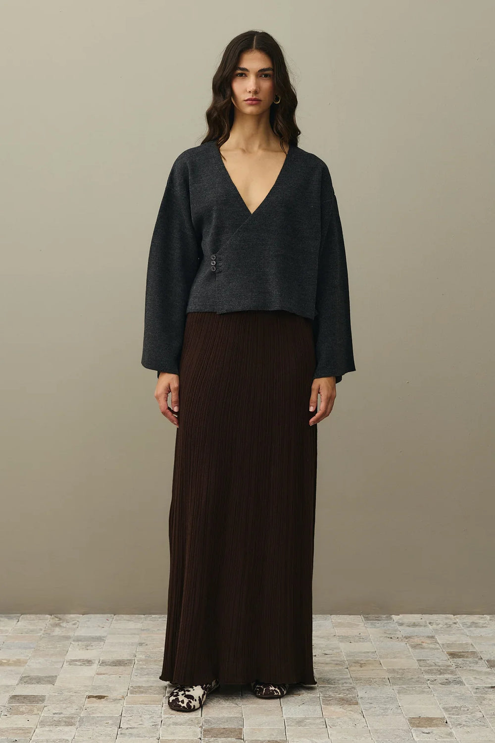 Kimono Cardigan Anthracite