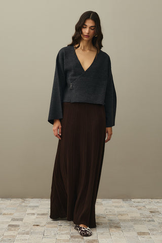 Kimono Hırka Antrasit
