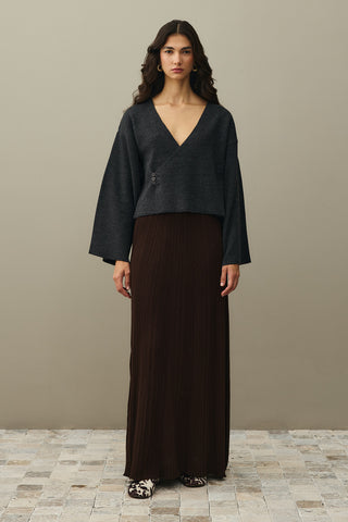 Kimono Hırka Antrasit