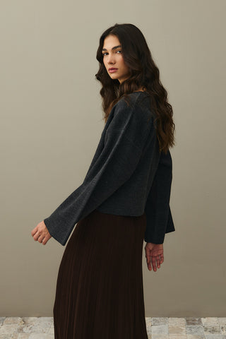 Kimono Hırka Antrasit
