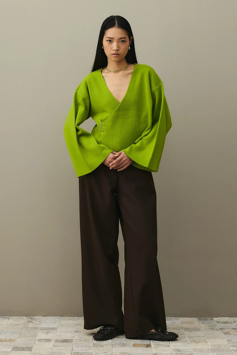 Kimono Cardigan Apple Green