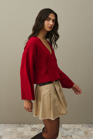 Kimono Hırka Kırmızı