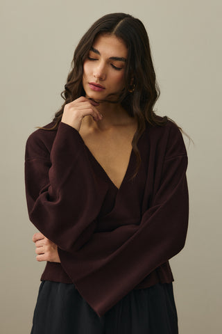Kimono Hırka Mürdüm