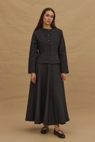 Kısa Pensli Ceket Siyah - Fahhar Design