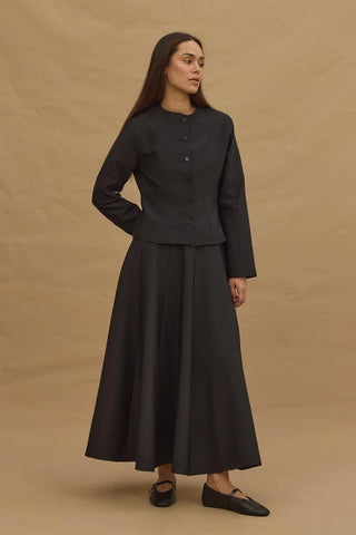 Kısa Pensli Ceket Siyah - Fahhar Design
