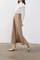 Flared Scuba Skirt Ash Mink Mink