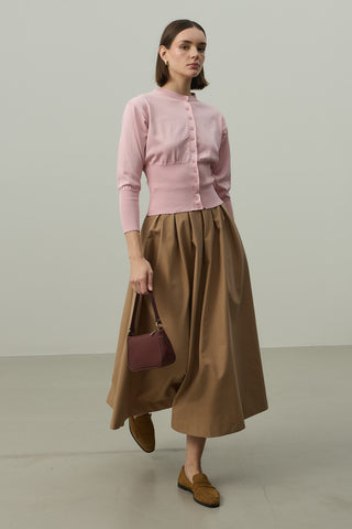 Korse Kesim Hırka Pembe