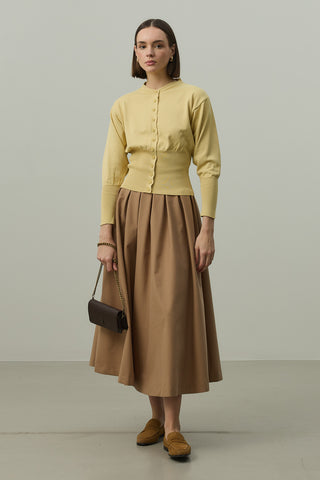 Korse Kesim Hırka Sarı