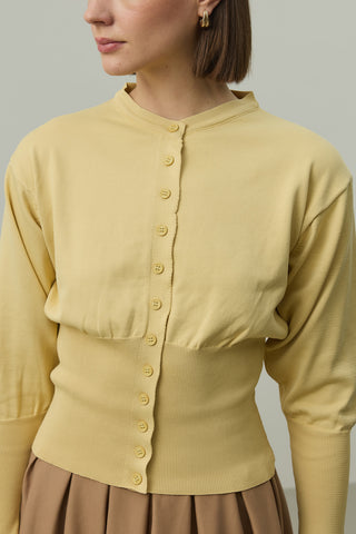 Korse Kesim Hırka Sarı