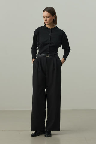 Korse Kesim Hırka Siyah