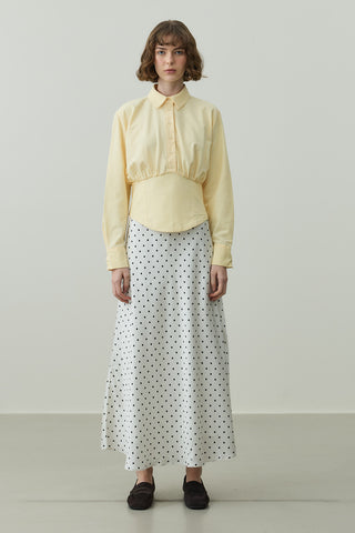 Korseli Gömlek Sarı