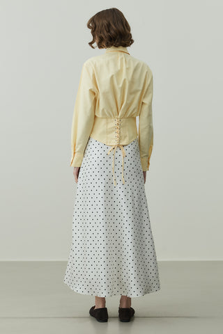 Korseli Gömlek Sarı