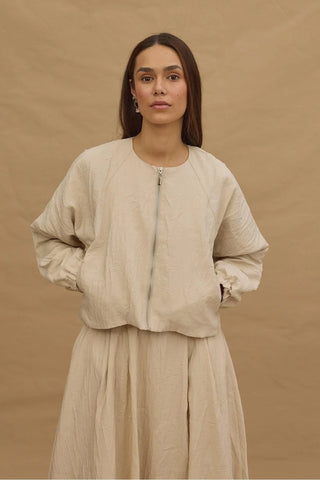 Kraşlı Bomber Etek Takım Taş - Fahhar Design