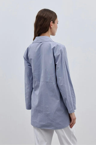 Kruvaze Gömlek Gri - Fahhar Design