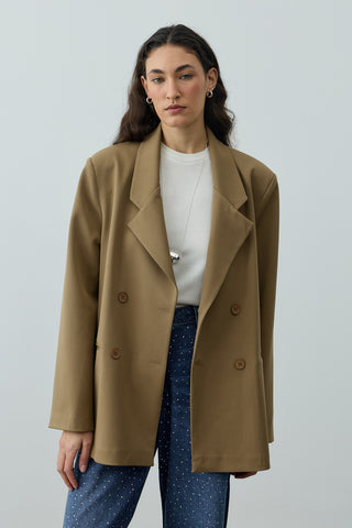 Kruvaze Oversize Blazer Camel