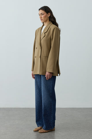 Kruvaze Oversize Blazer Camel