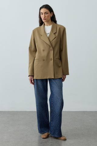 Kruvaze Oversize Blazer Camel